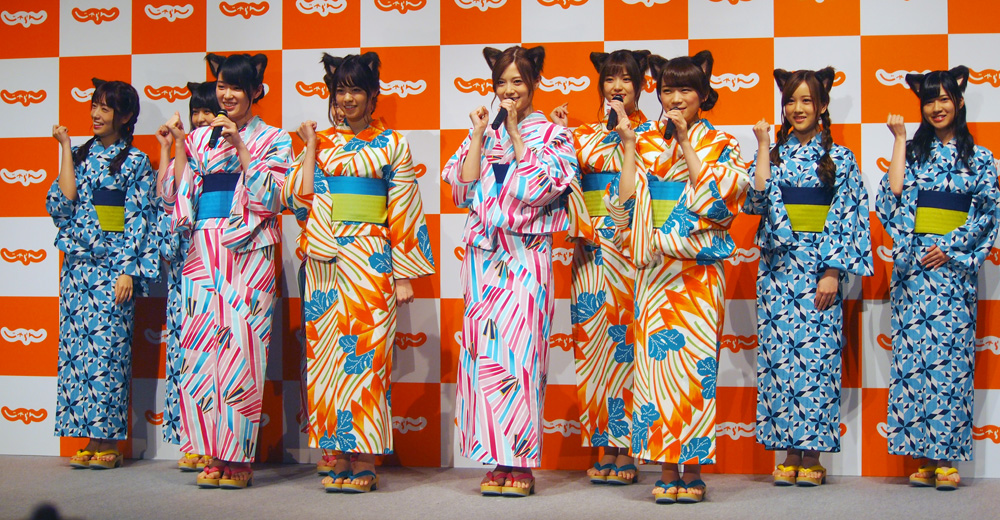 乃木坂46が今年の夏旅を猫耳+浴衣姿でPR | TOKYO HEADLINE