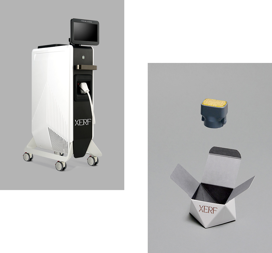 切らないのに“ここまで上がる”最新リフトアップRF機器XERF