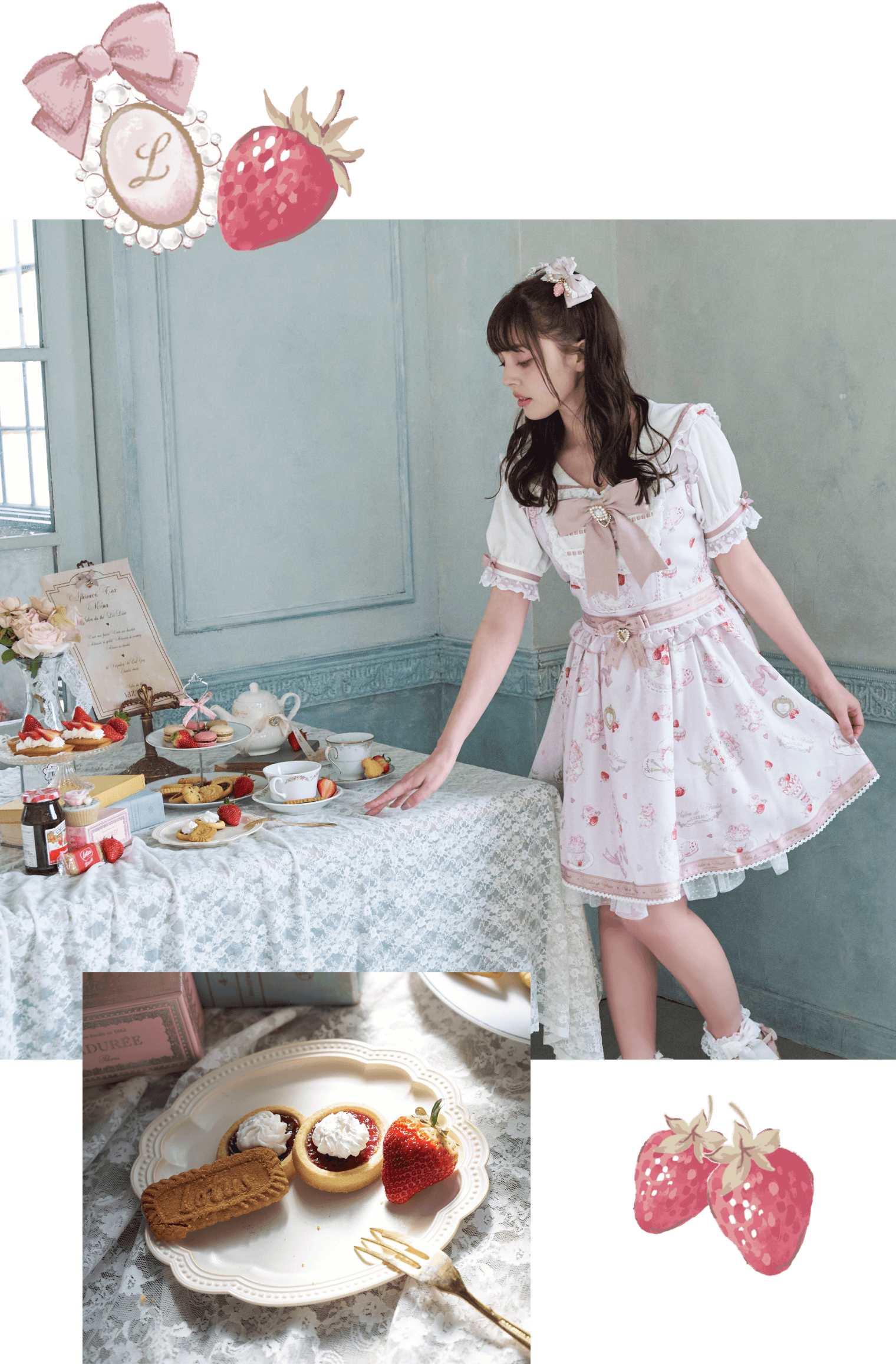 LIZ LISA 2024 Salon de Fraise ｜ LIZ LISA（リズリサ）公式通販