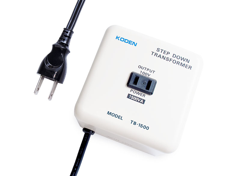 TB-1500 | 海外旅行用変圧器 | トロイダルトランスのKODEN