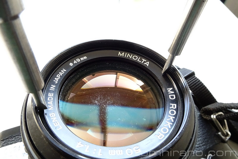 ミノルタ MD 50mm f1.4 分解掃除してみた | トム平野スタイル