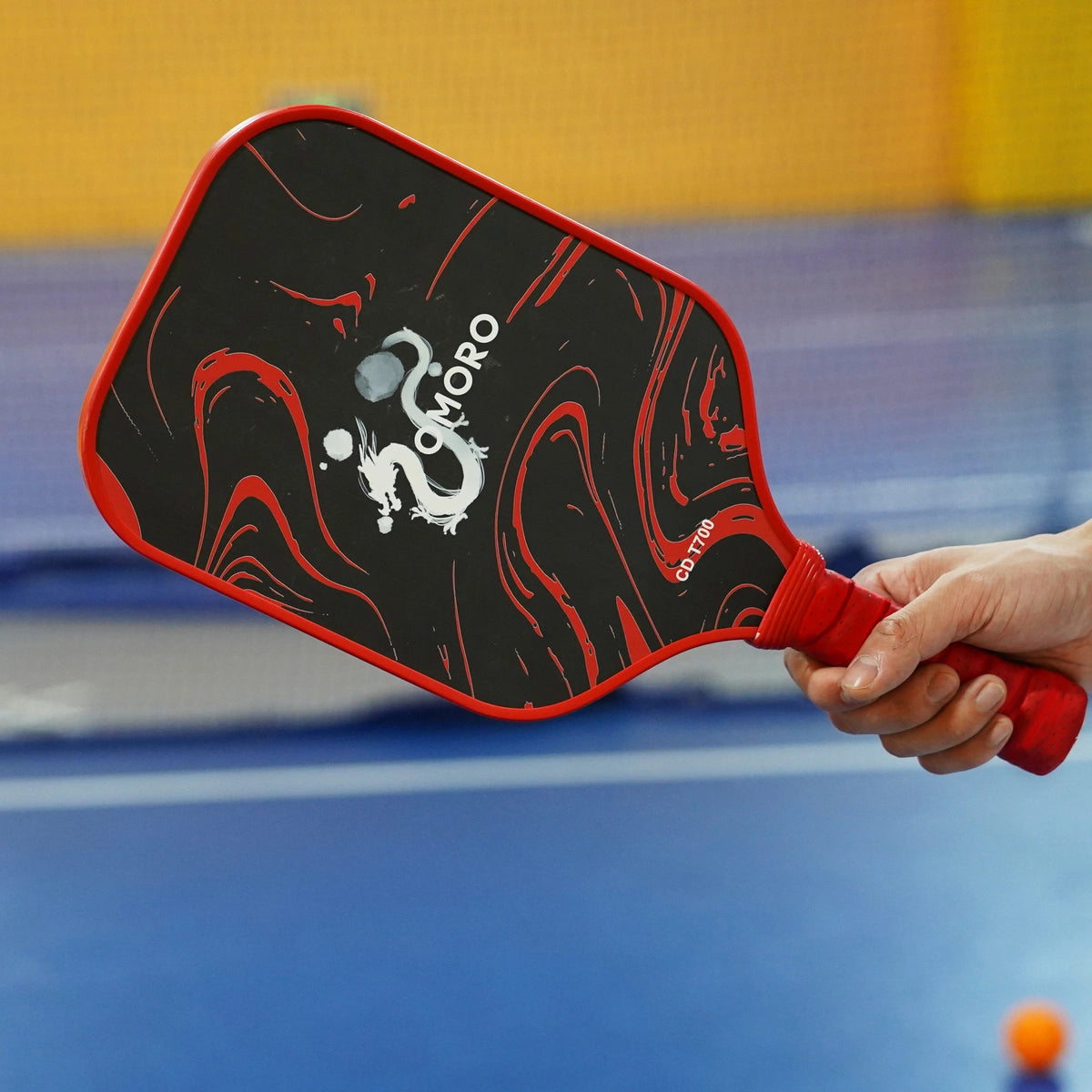 T700 Raw Carbon Fiber 16mm Pickleball Paddle Dragon | TOMORO