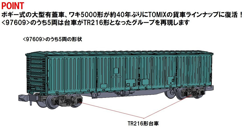 JR ワキ5000形貨車セット ｜製品情報｜製品検索｜鉄道模型 トミックス