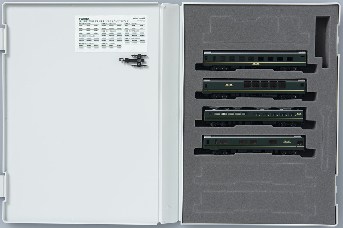 TOMIX 98360 24系25形(Twilight Express)増結ｾｯﾄA(4両) - Khaho Store