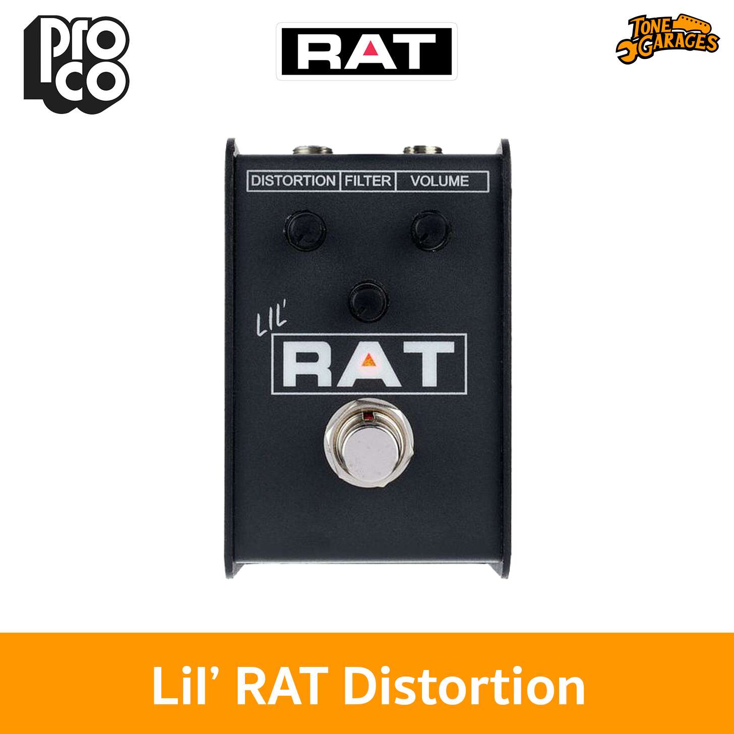 Proco Lil' Rat Distortion Pedal – Tone Garages