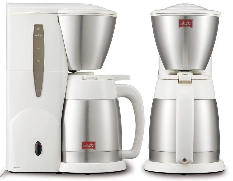 Melitta メリタ コーヒーメーカー ノアプラス ホワイト 0.7L 5杯用