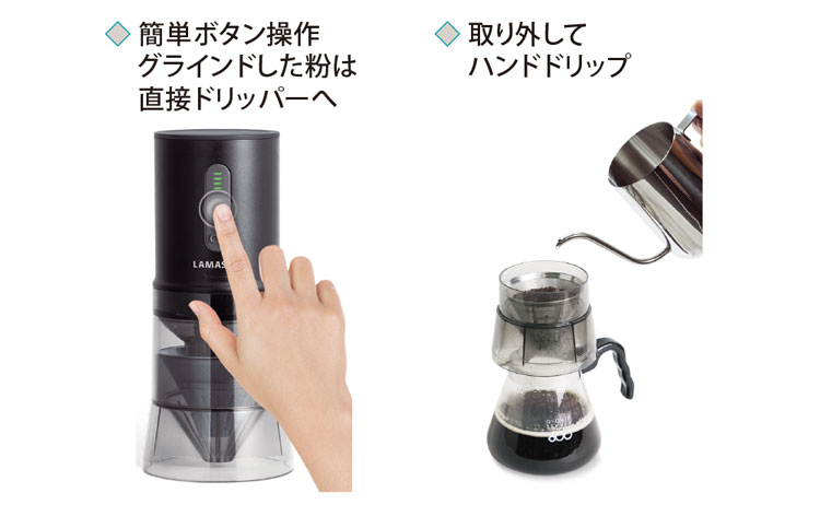 LAMASTER ラマスター ハンドドリップ コーヒーグラインダー ブラック