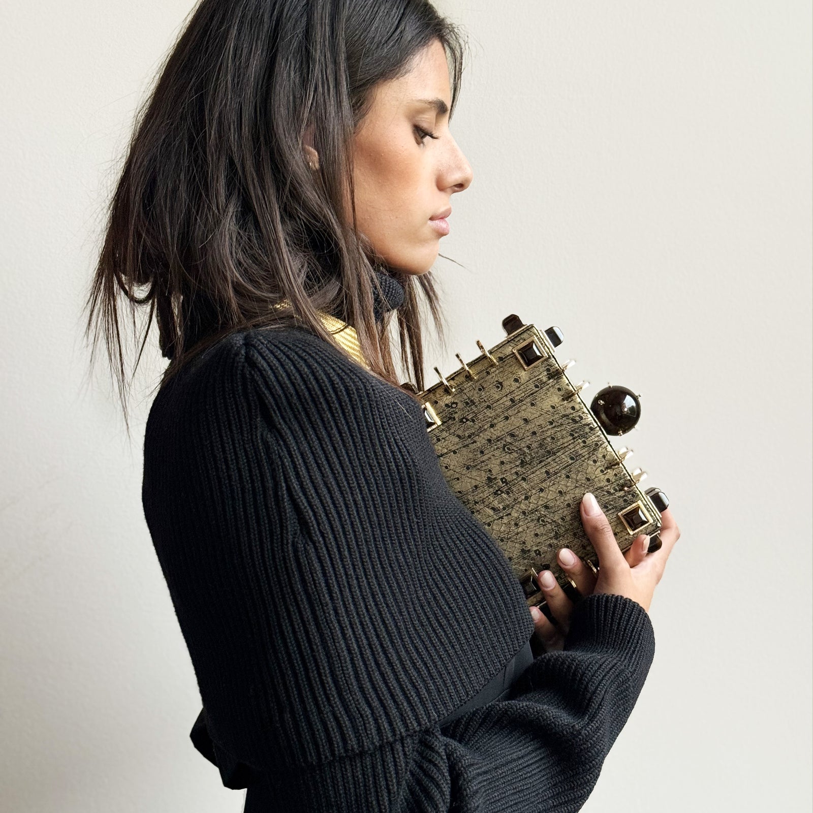 CHEST GOLD OSTRICH – TONYA HAWKES