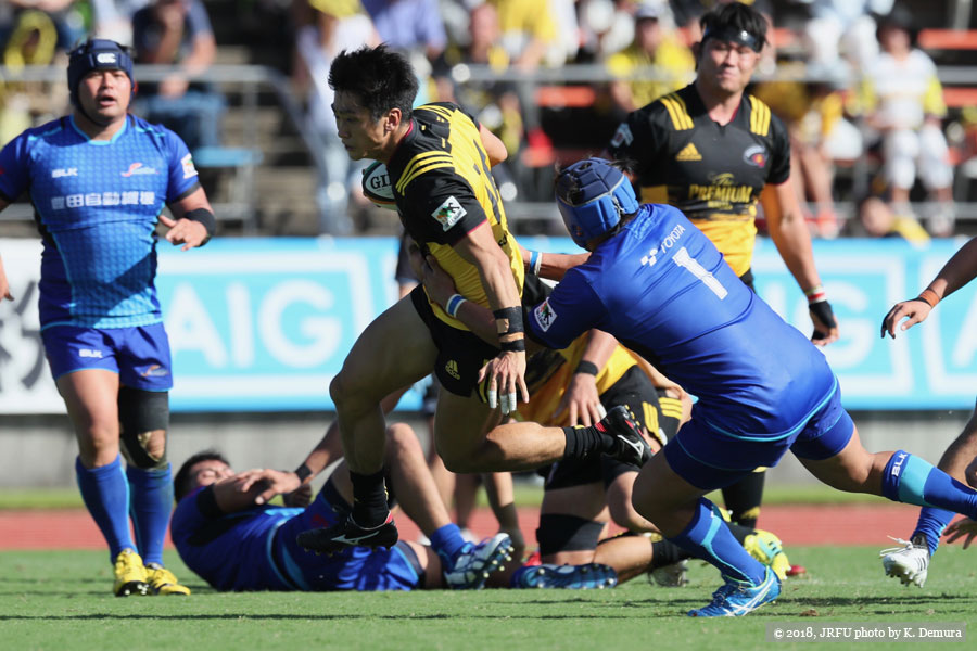 第5節 サントリーサンゴリアス 35-24 豊田自動織機シャトルズ