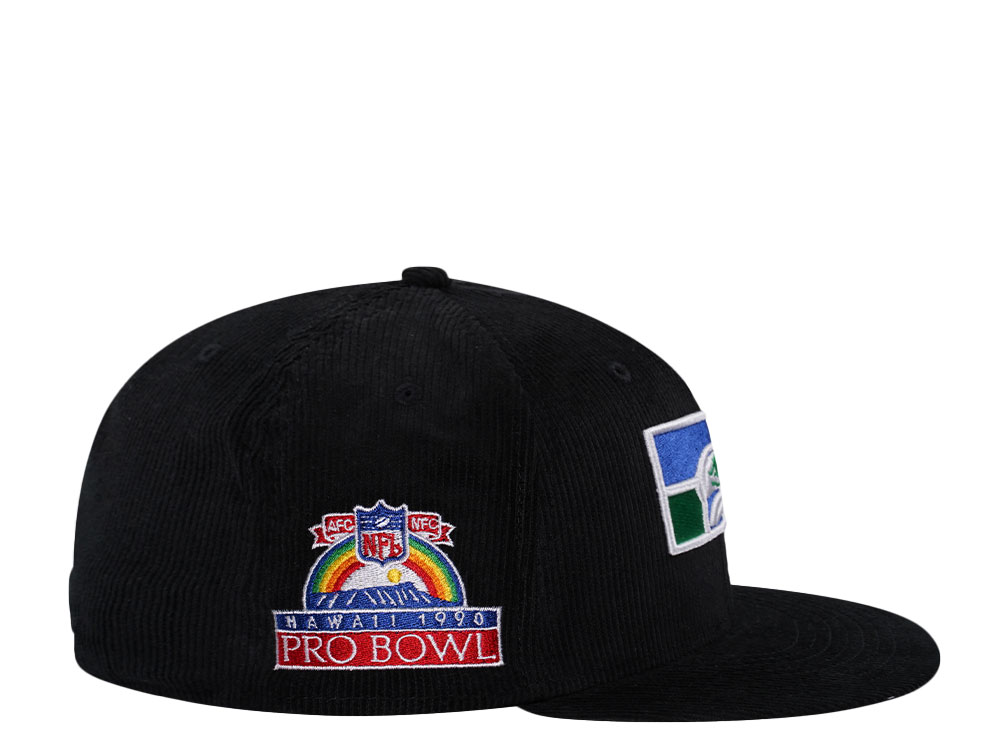 New Era Seattle Seahawks Pro Bowl 1990 Black Corduroy Edition