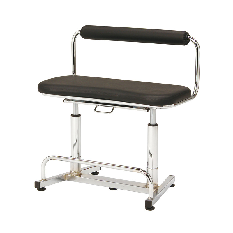 ゲームセンター椅子】 アーケードゲーム機用 背もたれ付昇降式