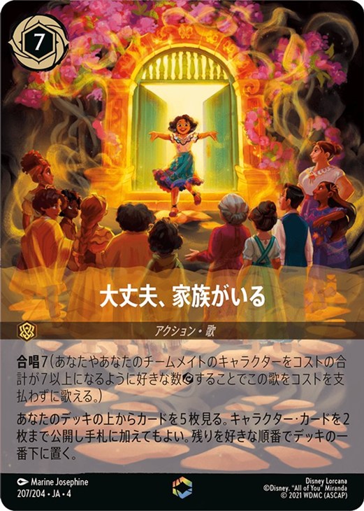 大丈夫、家族がいる【ロルカナお買得価格通販：CBトレコロ】