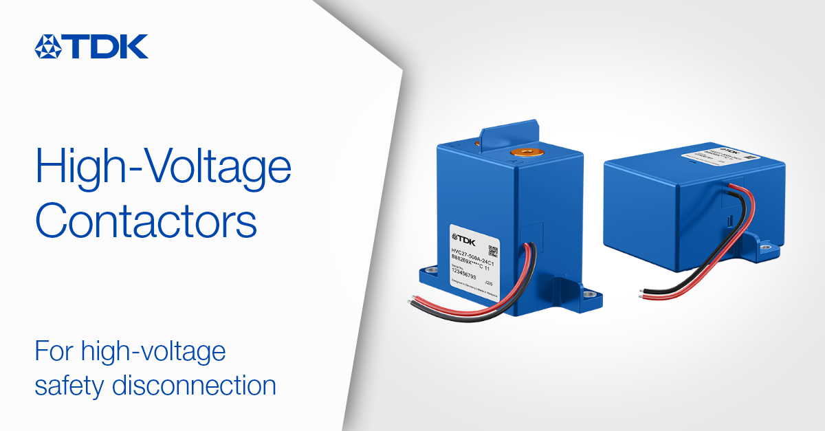 High-Voltage Contactors | TDK Electronics - TDK Europe