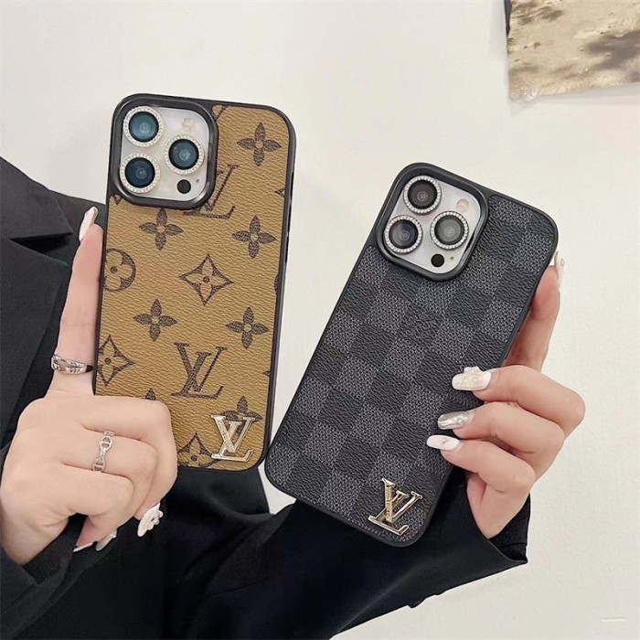 Lv ルイヴィトンハイブランドiphone16 14 Pro Max 15 Plusケースカバー