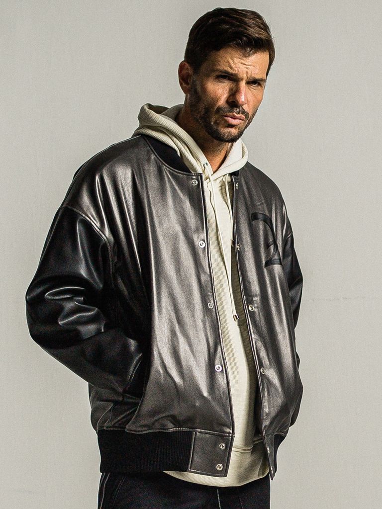 RESOUND CLOTHING - 《予約9月1日18時締め》 leather Varsity jacket