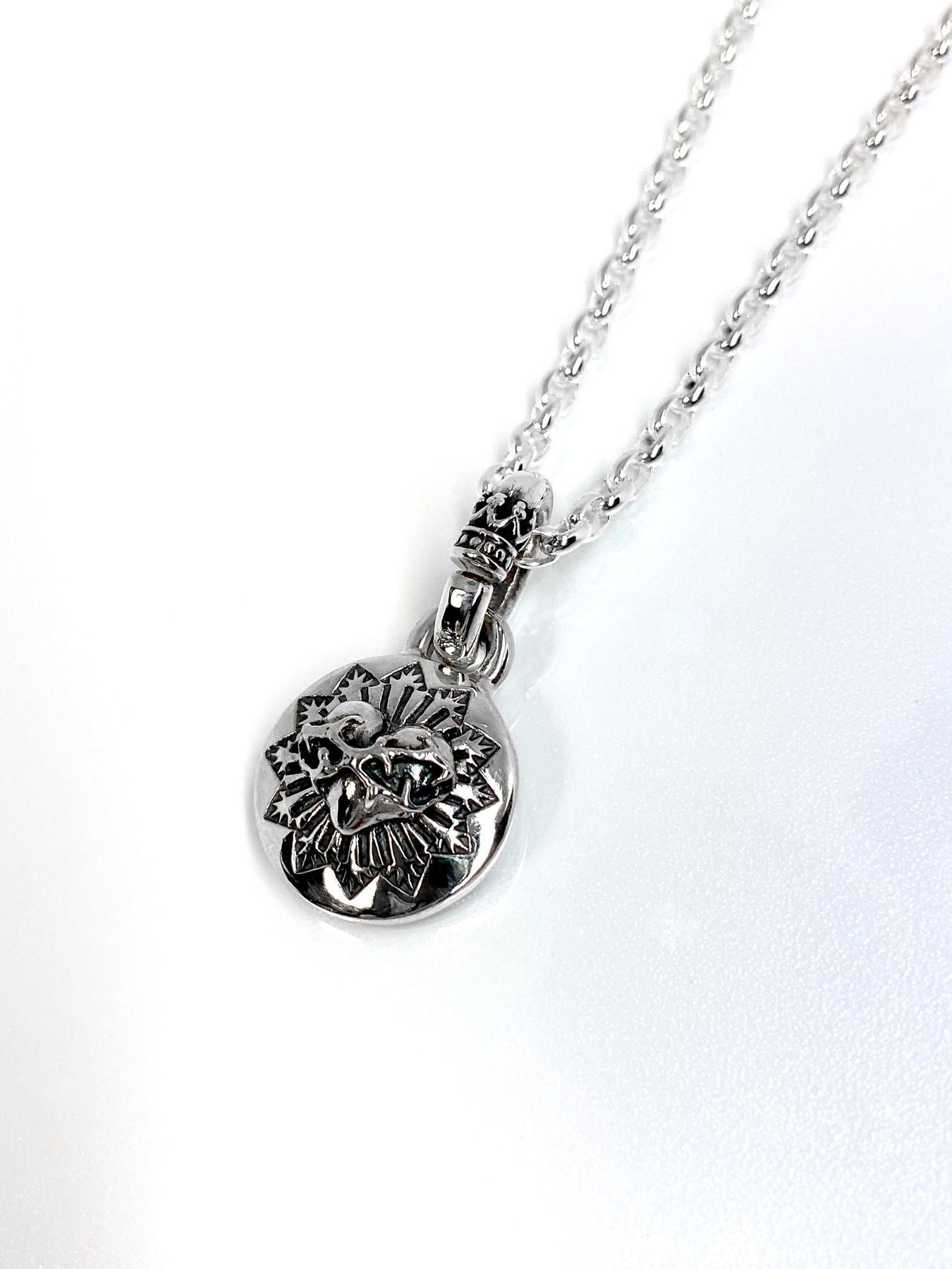 GODSIZE - 《受注生産》SW:HEART NECKLACE / スタンプワークハート