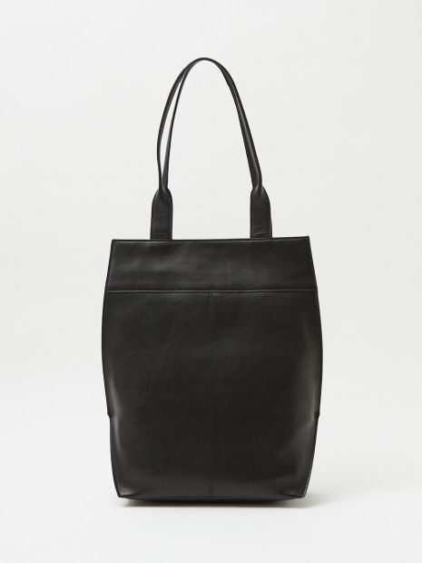 alfredoBANNISTER - ヘキサゴン レザー トートバッグ BLACK