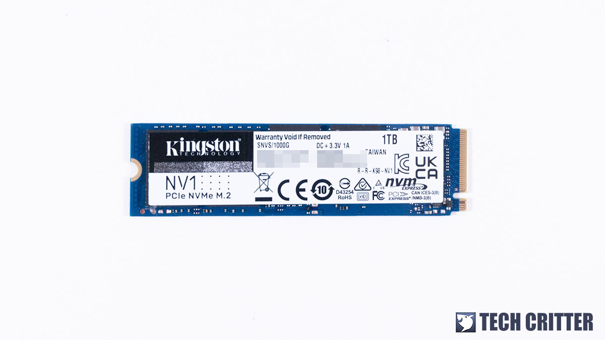 Review - Kingston NV1 NVMe PCIe SSD 1TB