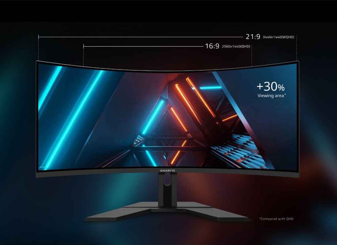 GIGABYTE Launches G34WQC 34-inch Ultra-wide Gaming Monitor