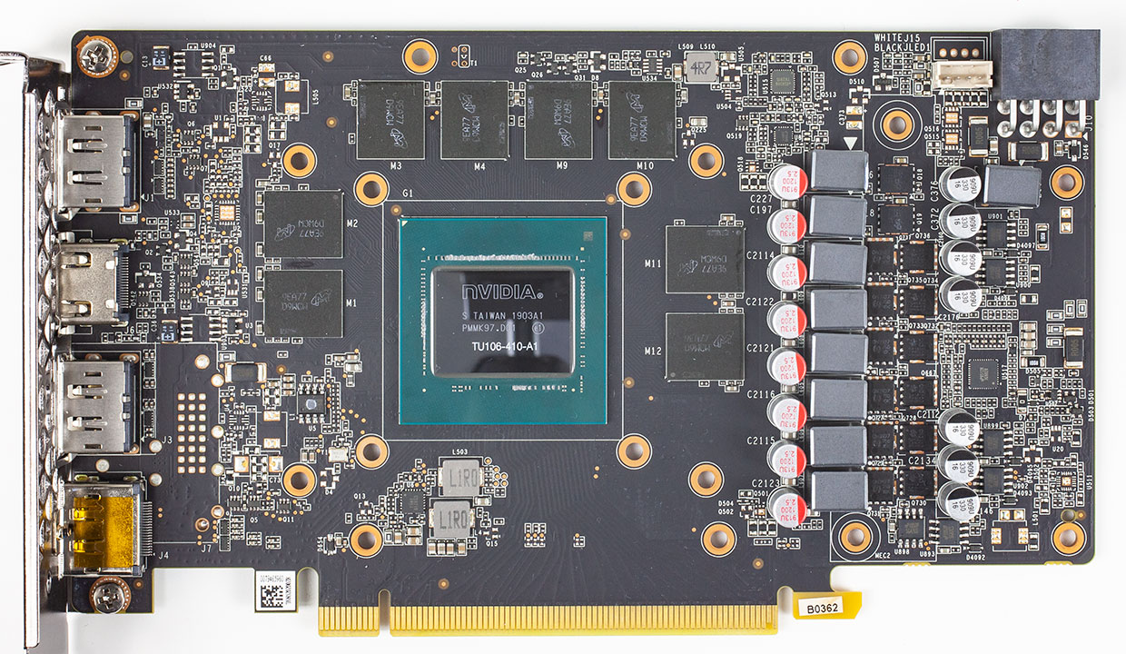 ZOTAC GeForce RTX 2060 Super Mini Review - Circuit Board Analysis