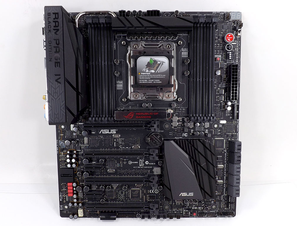ASUS RAMPAGE IV BLACK EDITION (Intel SKT 2011) Review - The Board