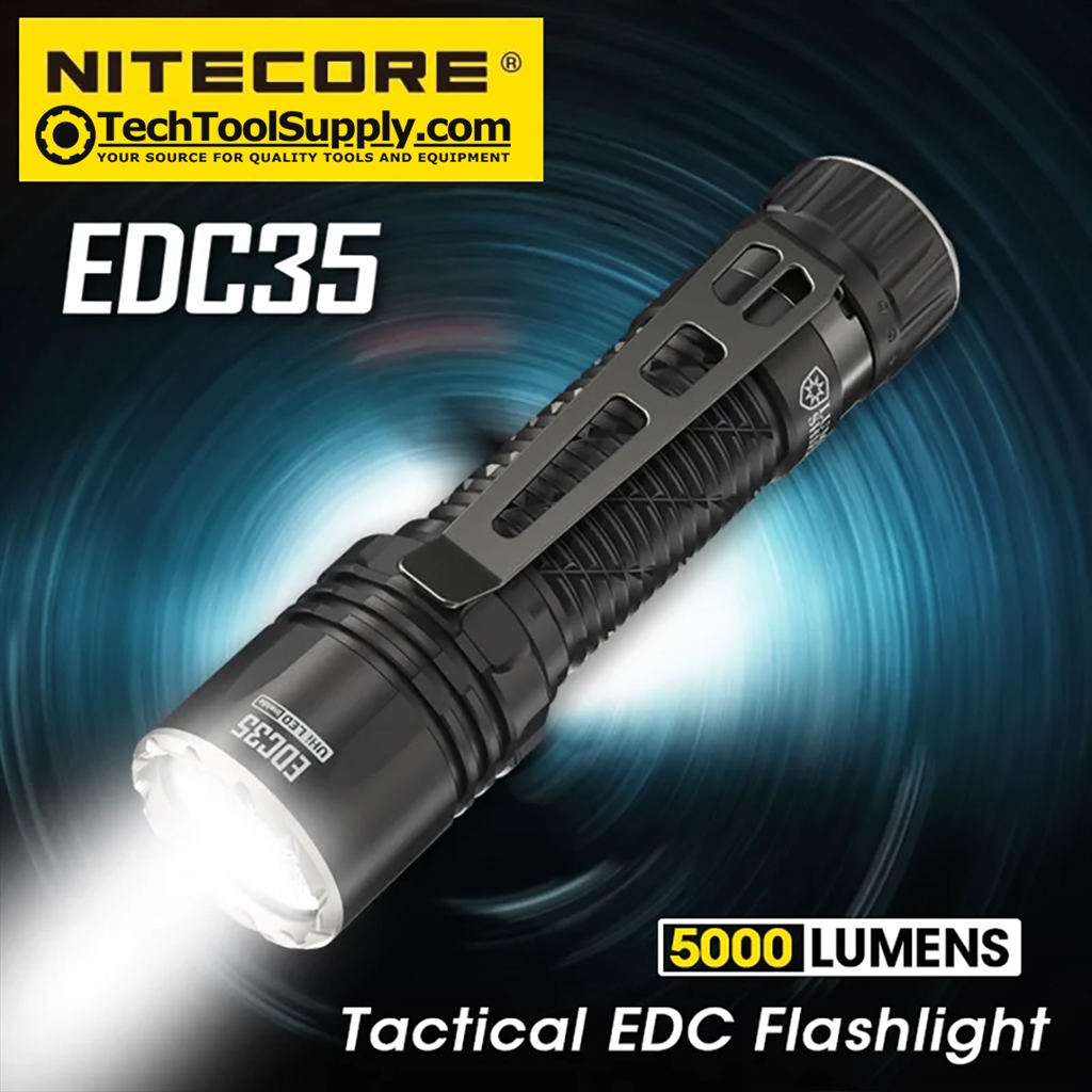 Nitecore 5000 Lumen EDC35 USB-C Rechargeable Flashlight