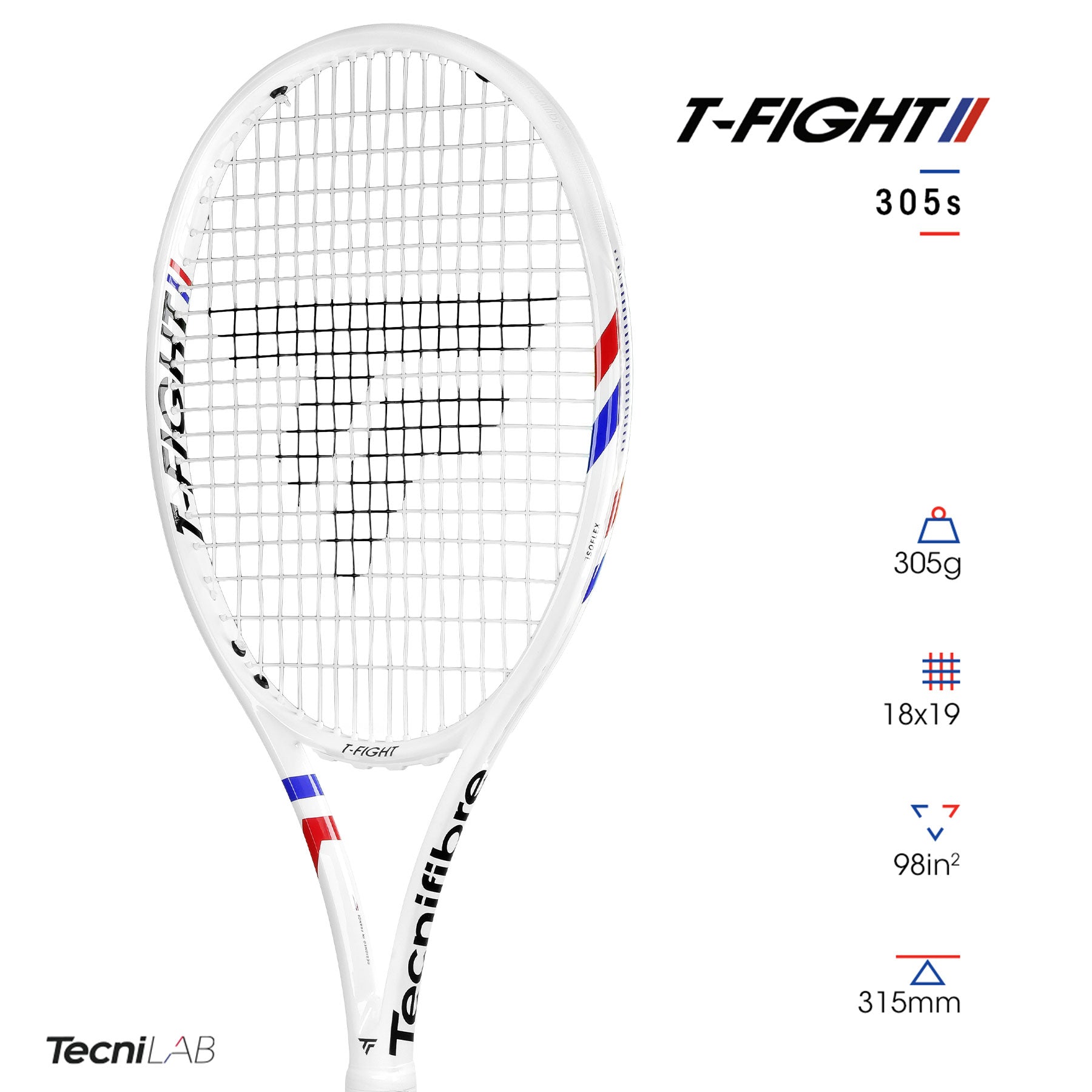 T-Fight 305S Tennis Racket