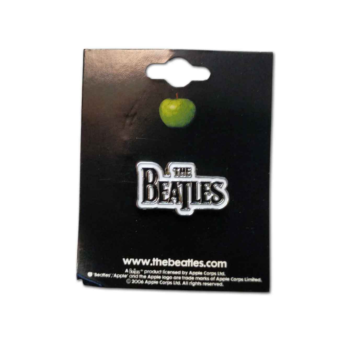 The Beatles メタルピンバッジ ザ・ビートルズ Drop T Logo - バンドT