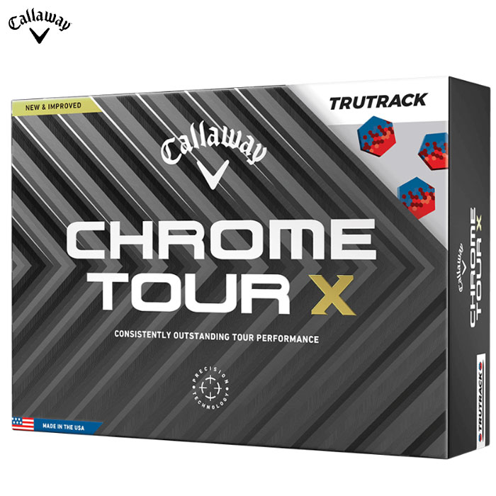 キャロウェイ クロムツアーX トゥルートラック ゴルフボール CHROME
