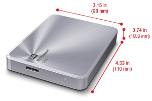 Western Digital プレミアムストレージ My Passport Ultra Metal