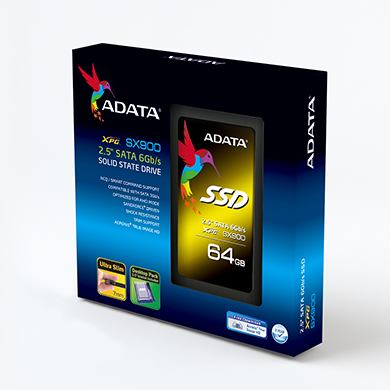 ADATAのメモリー ソリューション SSD SX900 シリーズ(64/128/256/512GB