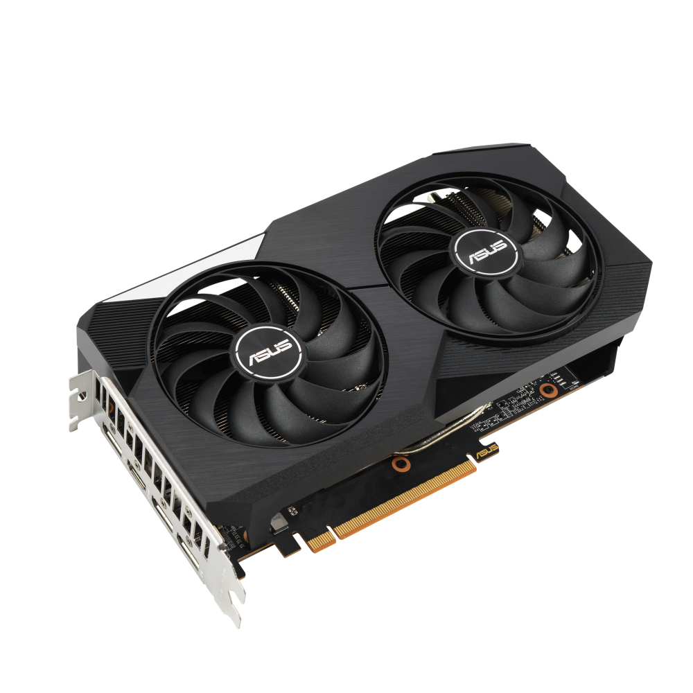 ASUS Dual Radeon™ RX 6600 - ミドルレンジGPU「Radeon RX 6600」搭載2