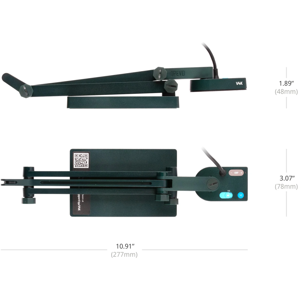 IPEVO V4K 超高解像度USB書画カメラ｜テックウインド株式会社
