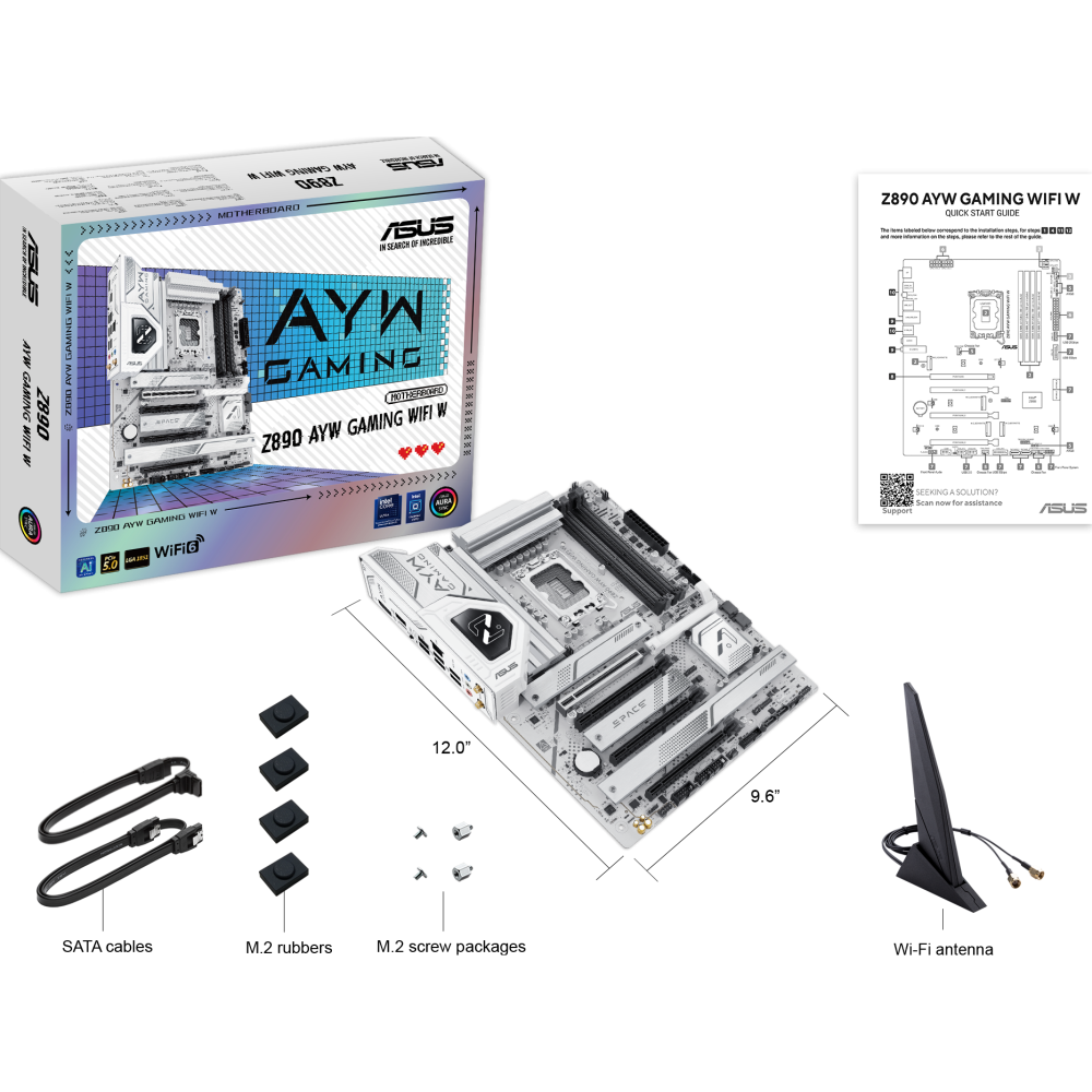 Z890 AYW GAMING WIFI W ― インテル® Core™ Ultra プロセッサー対応ATX