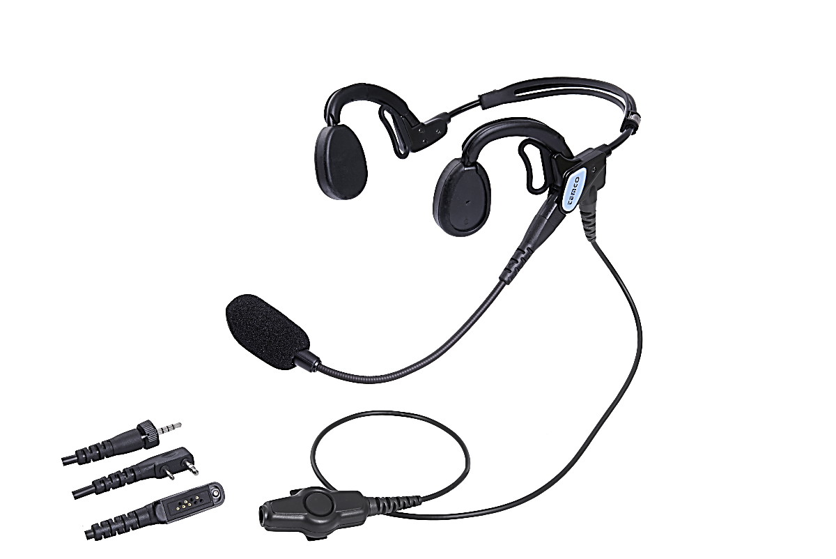骨伝導ヘッドセット（PTT付き）※防水タイプ – 株式会社テムコジャパン