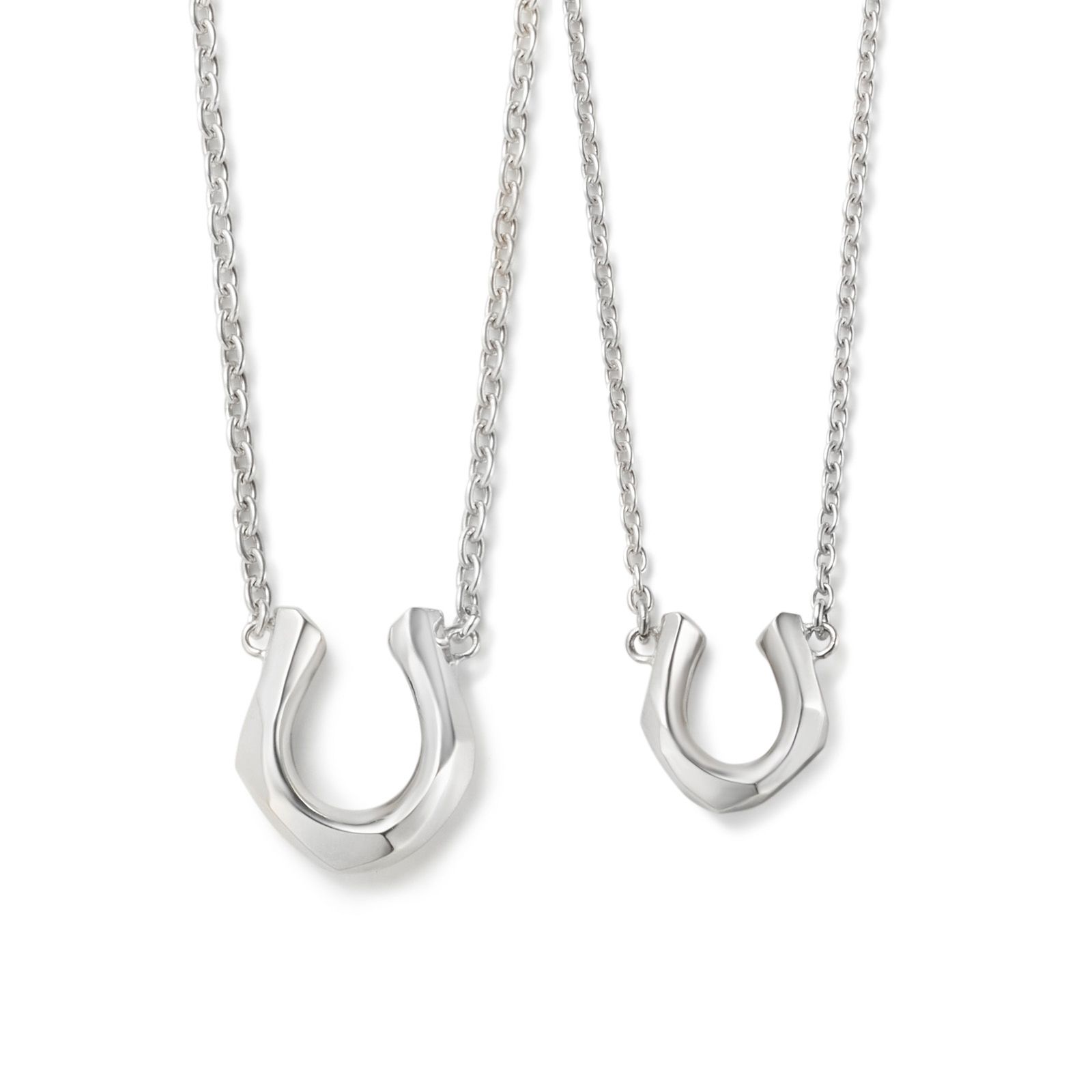 GARNI - Crockery Horseshoe Pendant [2 pcs set]・ペアネックレス | Tempt