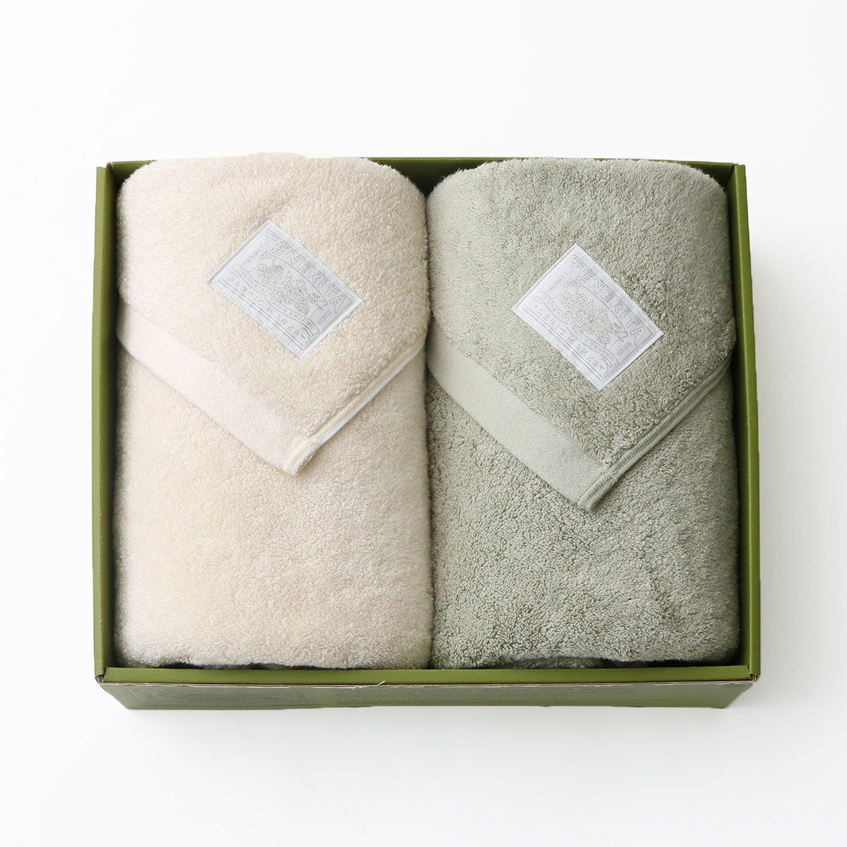 超甘撚りエクストラリッチバスタオル2枚セット(生成・キクジン)(FREE