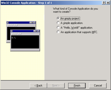 Using Microsoft Visual C++ 5.0, 6.0 to compile, link and execute