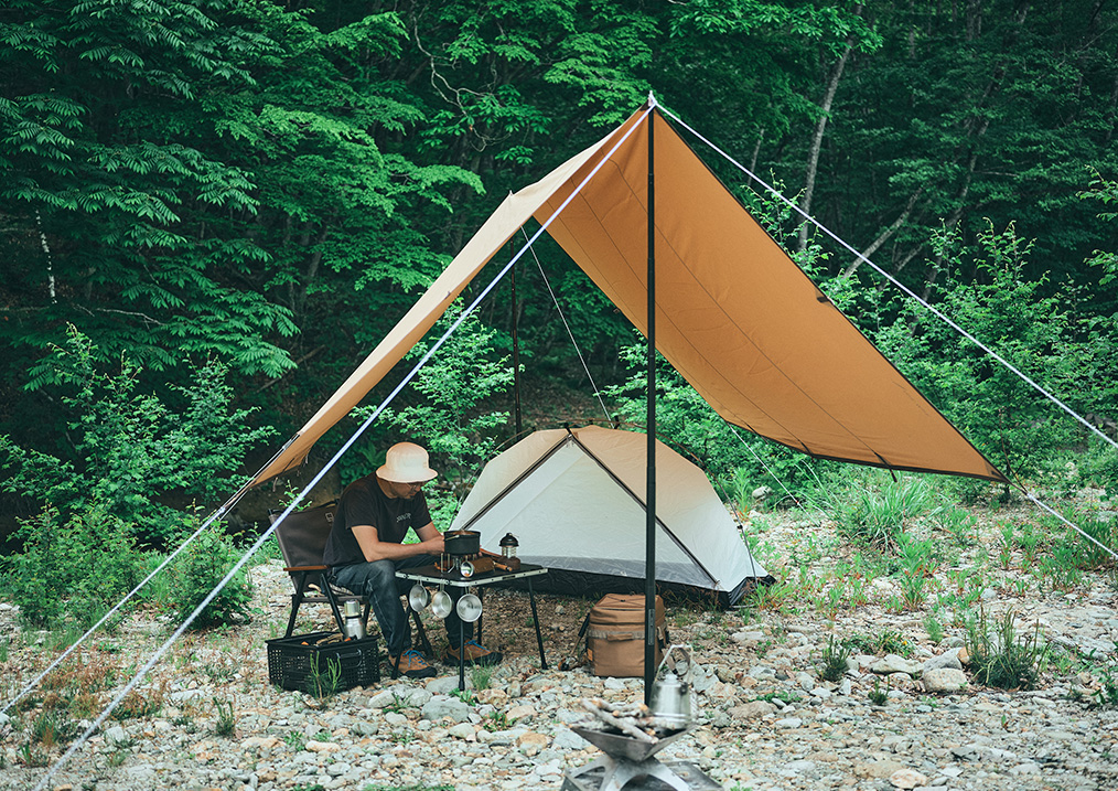 焚火タープTCマルチコネクトレクタ｜TARP｜PRODUCTS｜tent-Mark DESIGNS