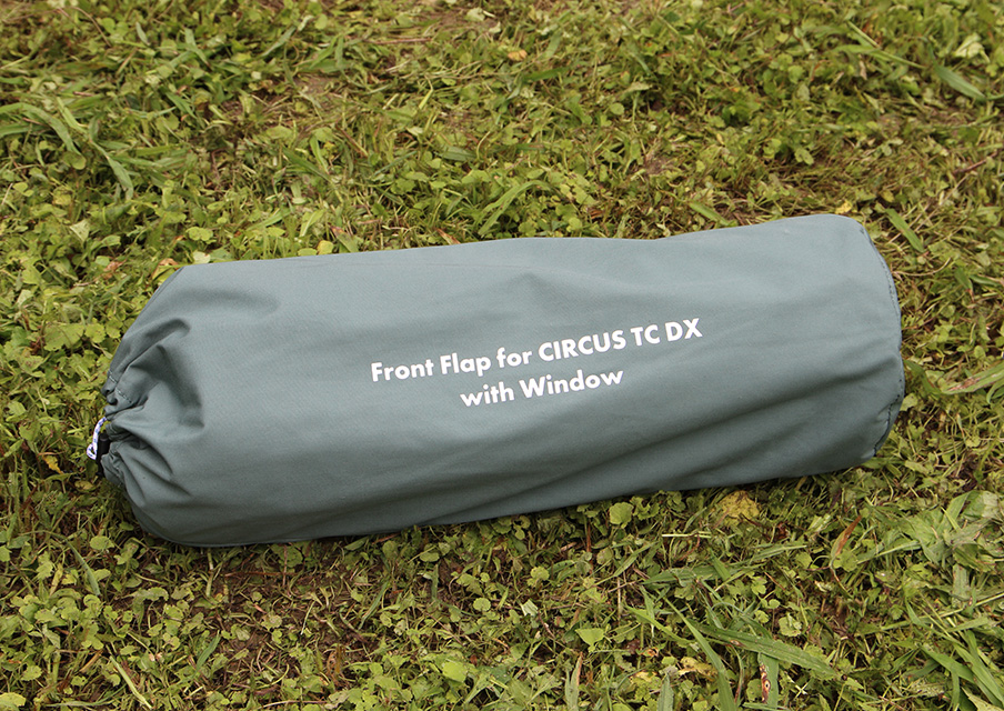 サーカスTC DX専用窓付きフロントフラップダックグリーン｜TENT