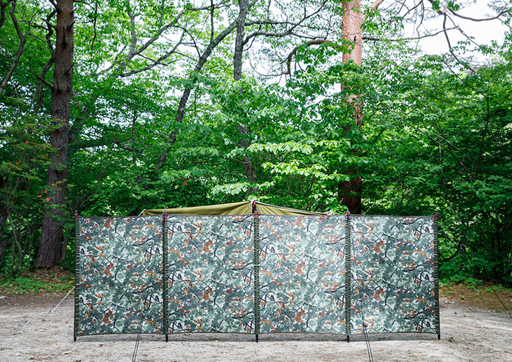 陣幕ミニ コットン 源流カモ｜TARP｜PRODUCTS｜tent-Mark DESIGNS