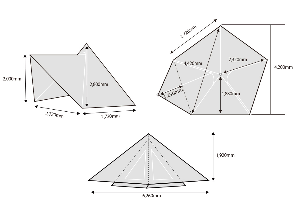サーカスTC DX+ NATSUバージョン （窓付きフロントフラップ付）｜TENT