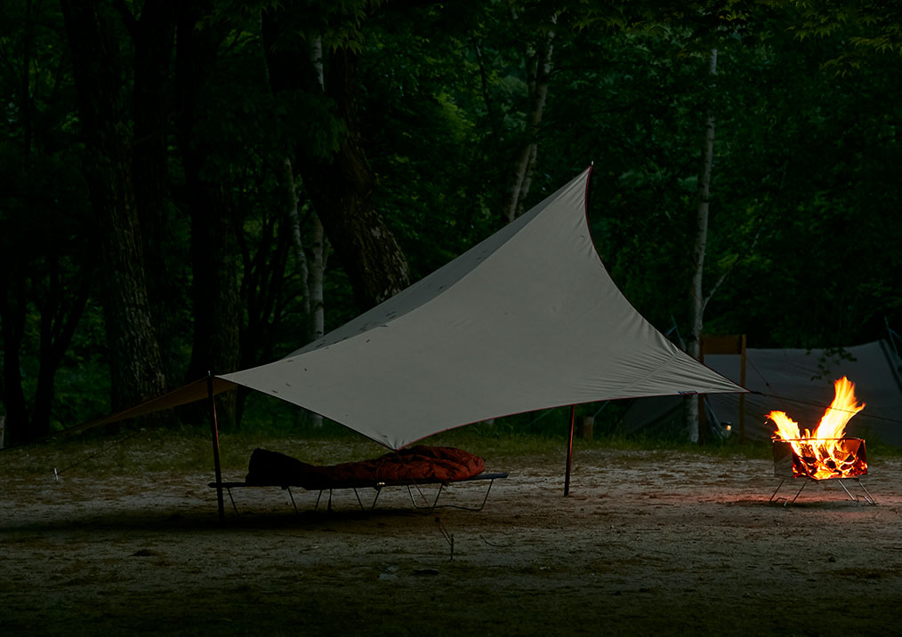 ムササビウィング13ft. TC“焚き火”バージョン｜TARP｜PRODUCTS｜tent
