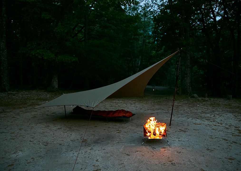 ムササビウィング13ft. TC“焚き火”バージョン｜TARP｜PRODUCTS｜tent