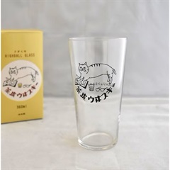 星羊社】茶虎ウヰスキー うすくちハイボールグラス 360ml｜テントテン