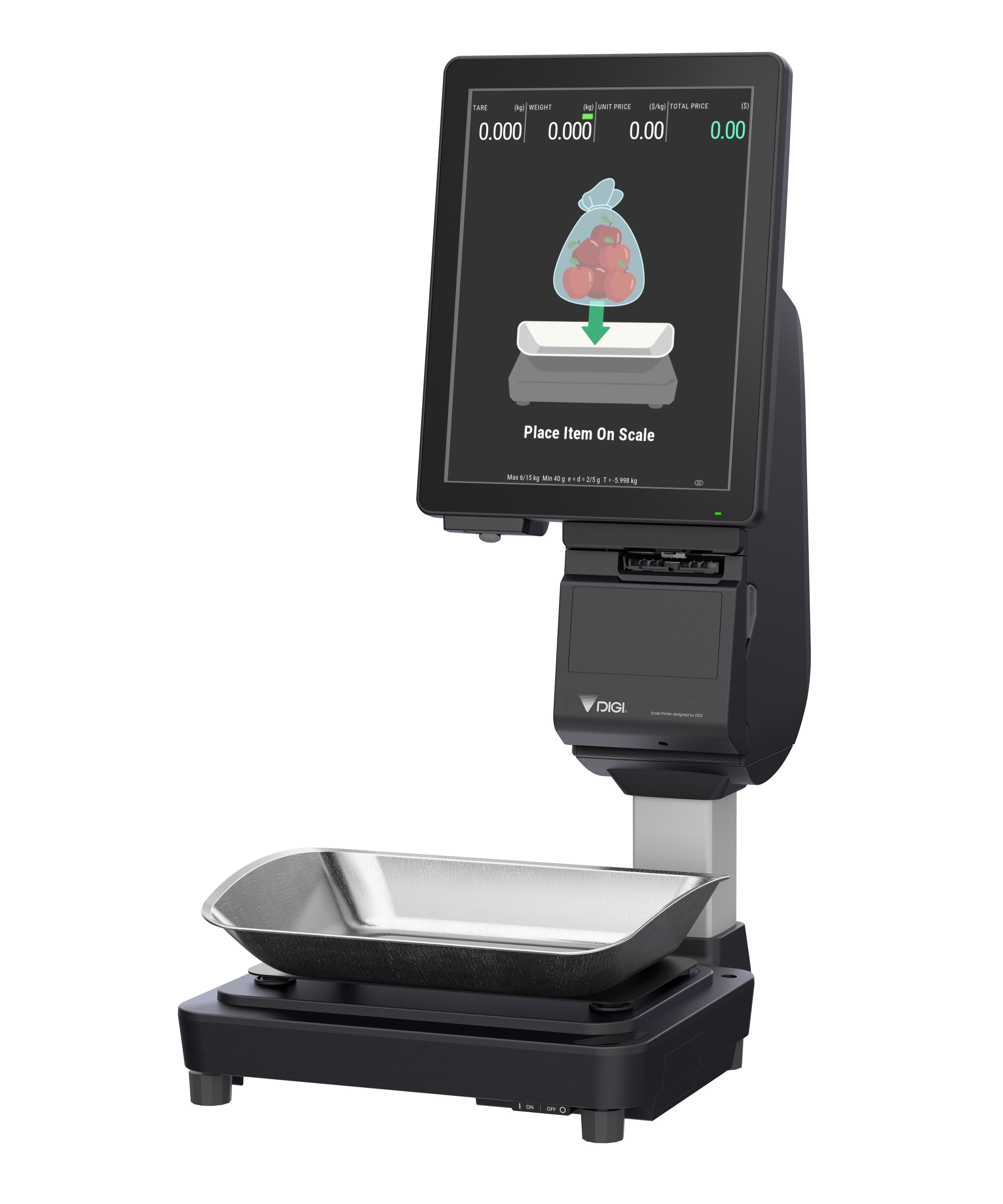 AIセルフサービススケール「SM-6000SSP SMART」、世界初の容器計量不要