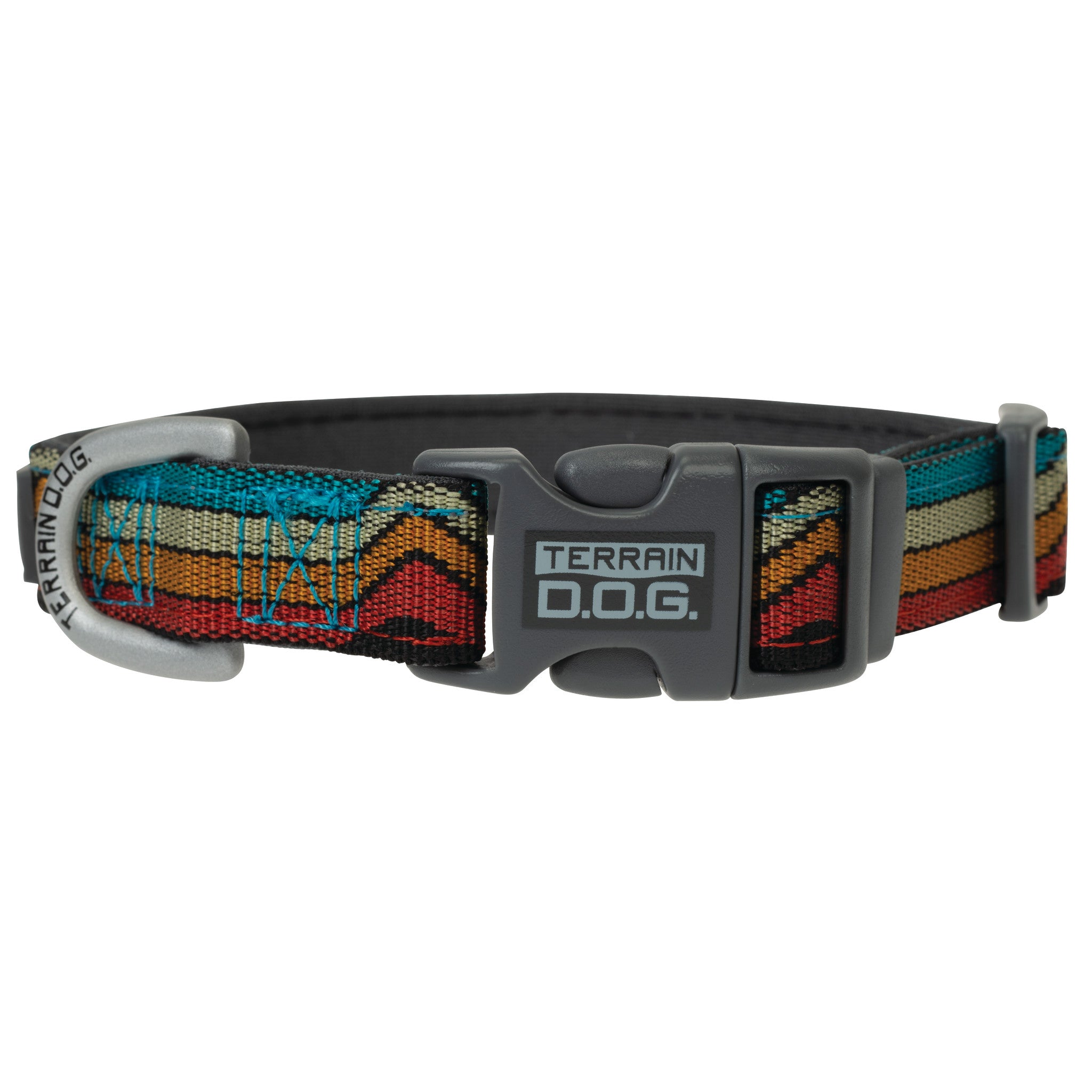 Patterned Snap-N-Go Neoprene Lined Dog Collar - Terrain DOG