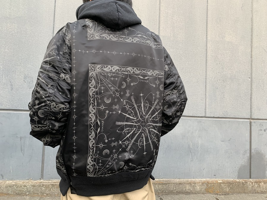 sacai × Dr.Woo】 バンダナプリントブルゾンが入荷しました。[2021.01