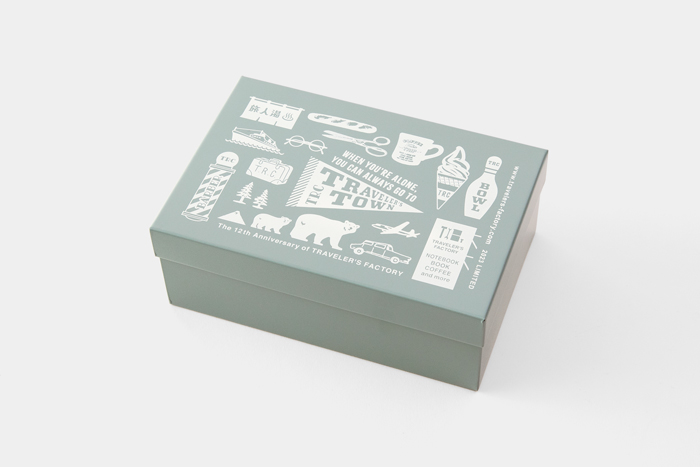 トラベラーズファクトリー12周年記念缶セット
