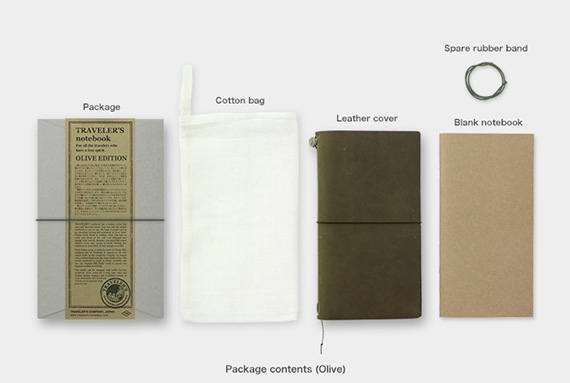 トラベラーズノート オリーブエディション｜トラベラーズファクトリー